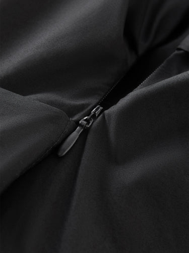 Minimalist Black Elegant Tube Top Strappy Dress