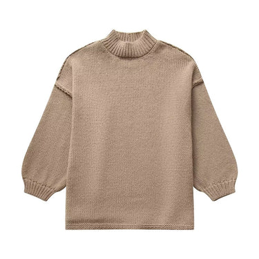 Elegant Crew Neck Lightweight Sweater