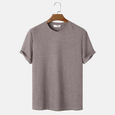 Summer Solid Color Round Neck Basic T-Shirts