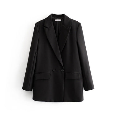 Loose Double-breasted Suit Jacket