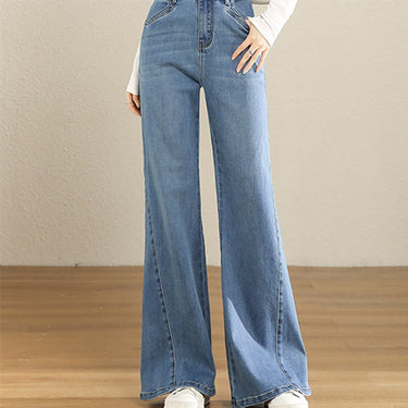 High-Waist Flared Jeans