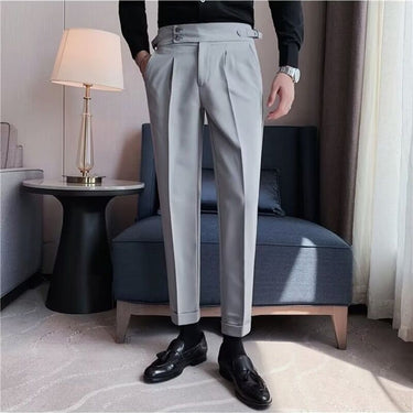 Tapered Button Pants