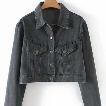 Classic Black Denim Jacket