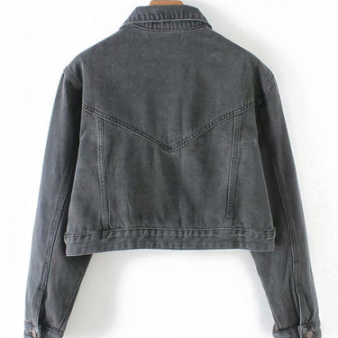 Classic Black Denim Jacket