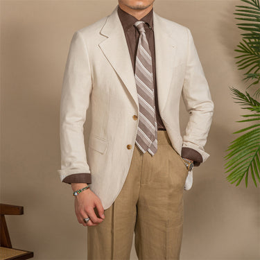 Breathable Casual Retro Half-Lined Suit