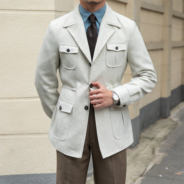 Slim-Fit Vintage Cargo Jacket