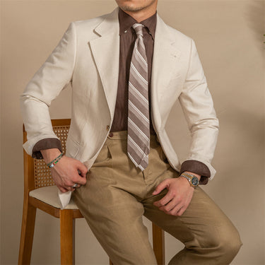 Breathable Casual Retro Half-Lined Suit