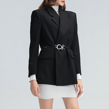 Niche Design Suit Collar Blazer