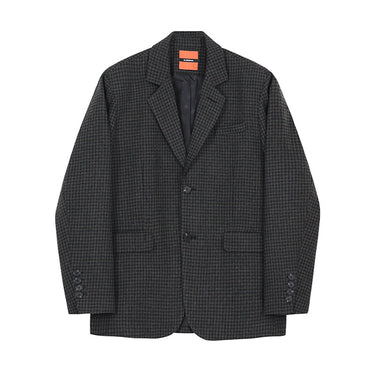 Plaid Suit Woolen Jacket