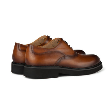 Handcrafted Thick-soled Oxford Shoes