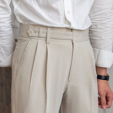 Double Pleated Trouser