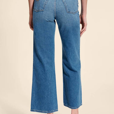 Loose High Waist Straight Retro Jeans