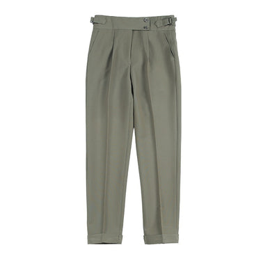 Tapered Button Pants