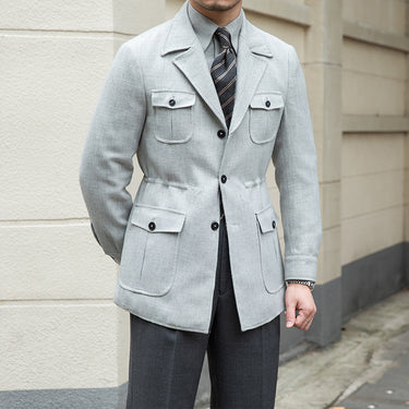 Slim-Fit Vintage Cargo Jacket