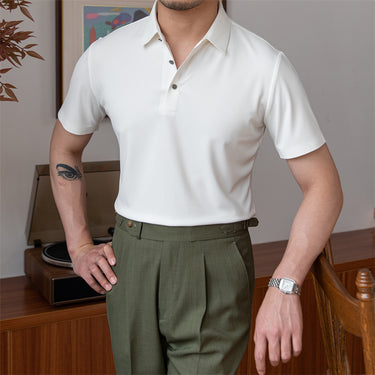 Silky Non-Iron Draped Polo