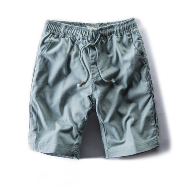 Mid-waist Linen Shorts