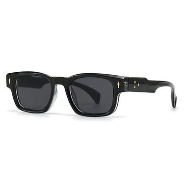 Square Gradient Rivets Punk Sunglasses