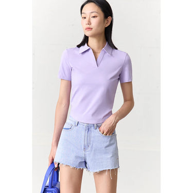 Slim Fit Short Sleeve Polo Shirt