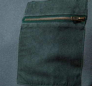 Cotton Pullover Sweatshirt with Pocket