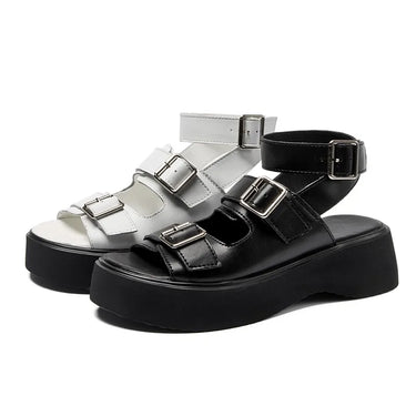 Open-Toe Wedge Sandals