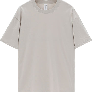 Solid Color Round Neck Short Sleeve Tee