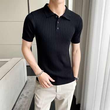 Striped Slim Fit Polo Shirt