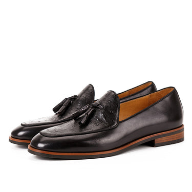 Tasseled Leather Loafers