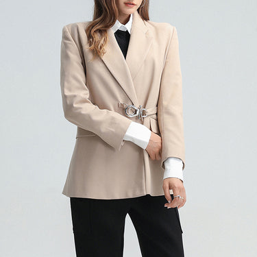 Niche Design Suit Collar Blazer