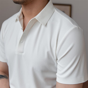 Silky Non-Iron Draped Polo