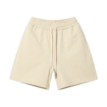 Cotton Shorts with Woven Lining