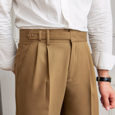 Double Pleated Trouser