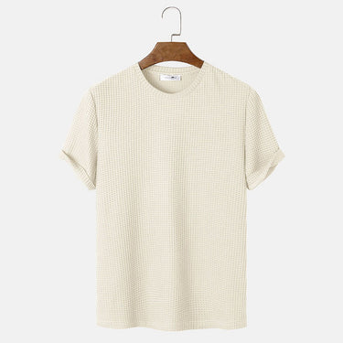 Summer Solid Color Round Neck Basic T-Shirts