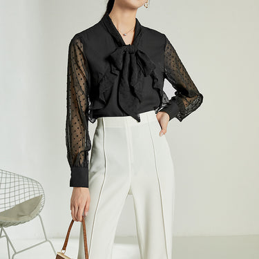 High-Waist Wide-Leg Straight Trousers