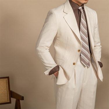 Breathable Casual Retro Half-Lined Suit