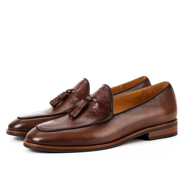 Tasseled Leather Loafers