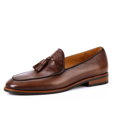 Tasseled Leather Loafers